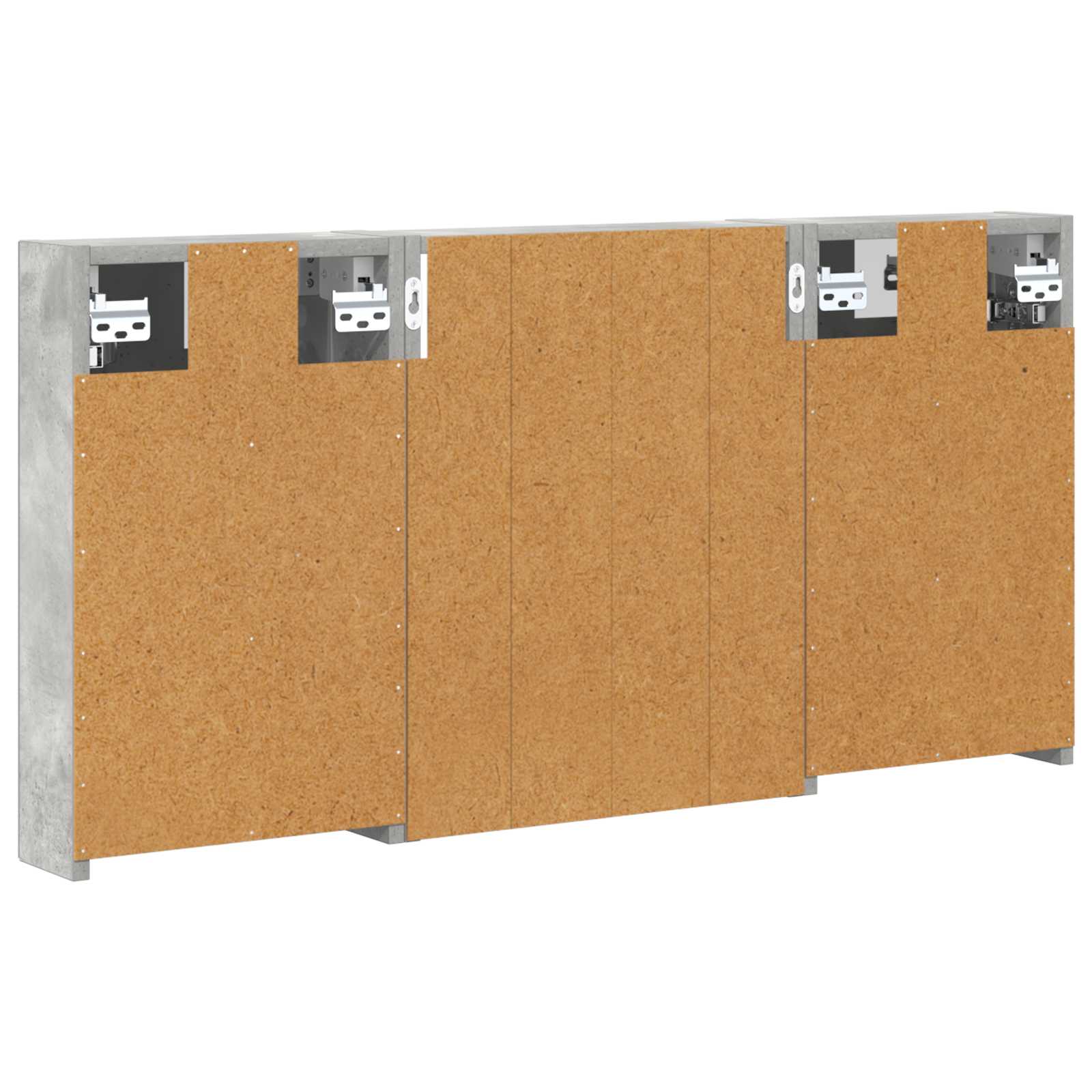 Σετ Ντουλαπιών Μπάνιου με ράφι 3 pcs 100 x 10,5 x 50 εκ - Pakobazaar