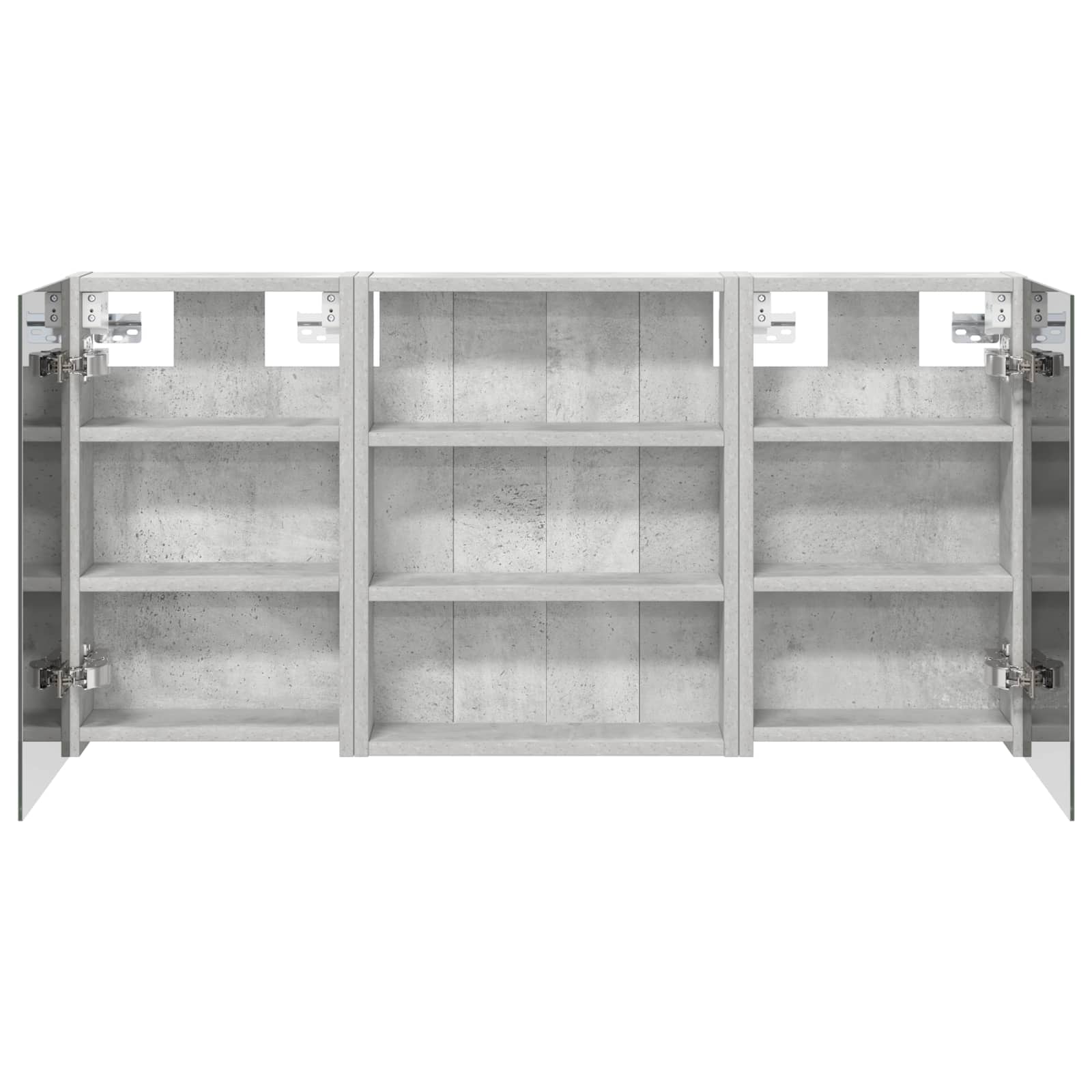 Σετ Ντουλαπιών Μπάνιου με ράφι 3 pcs 100 x 10,5 x 50 εκ - Pakobazaar