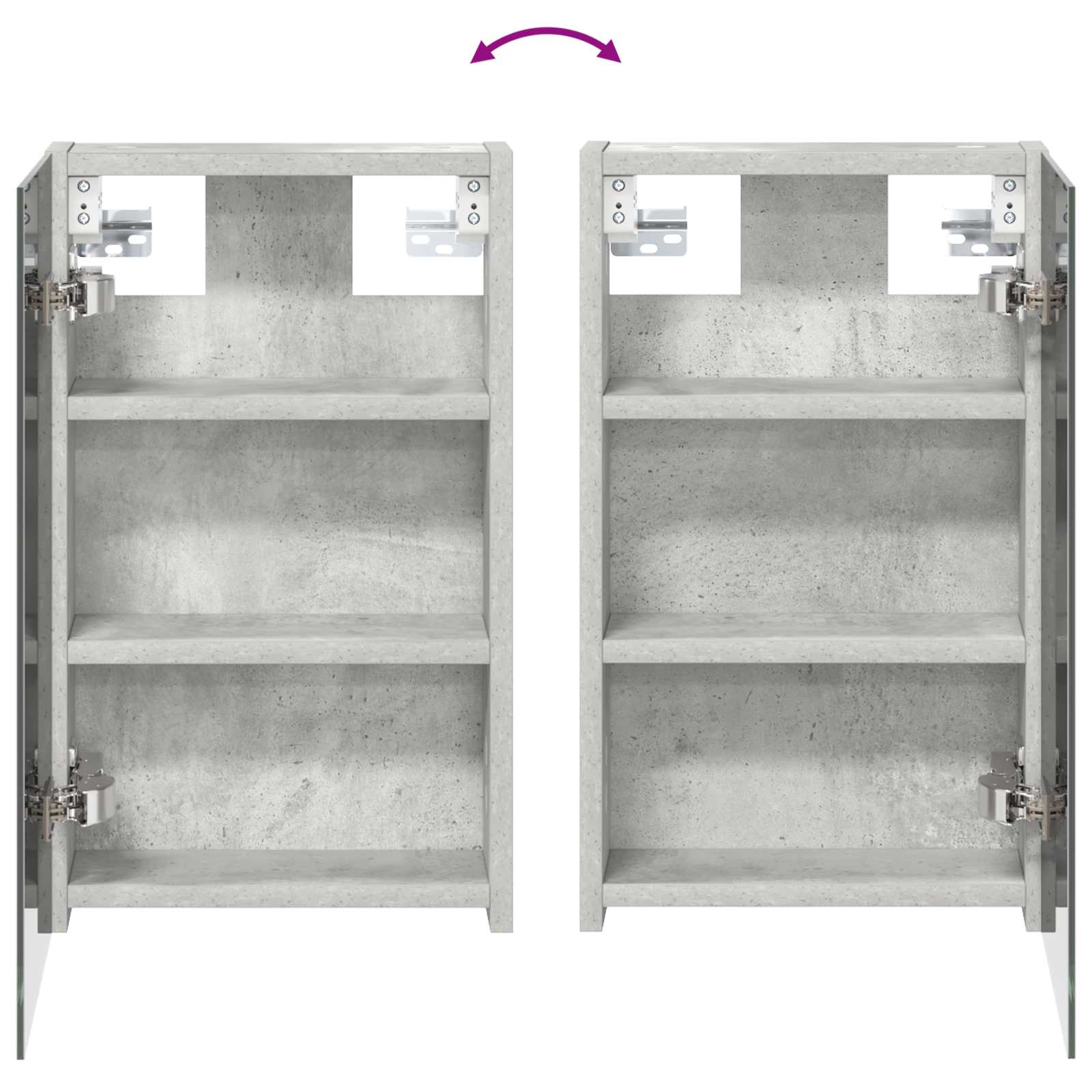 Σετ Ντουλαπιών Μπάνιου με ράφι 3 pcs 100 x 10,5 x 50 εκ - Pakobazaar