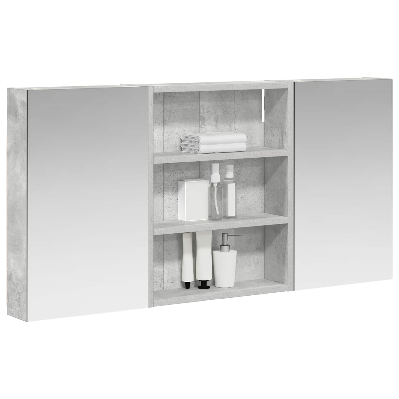 Σετ Ντουλαπιών Μπάνιου με ράφι 3 pcs 100 x 10,5 x 50 εκ - Pakobazaar