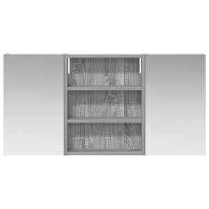 Σετ Ντουλαπιών Μπάνιου με ράφι 3 pcs 100 x 10,5 x 50 εκ - Pakobazaar