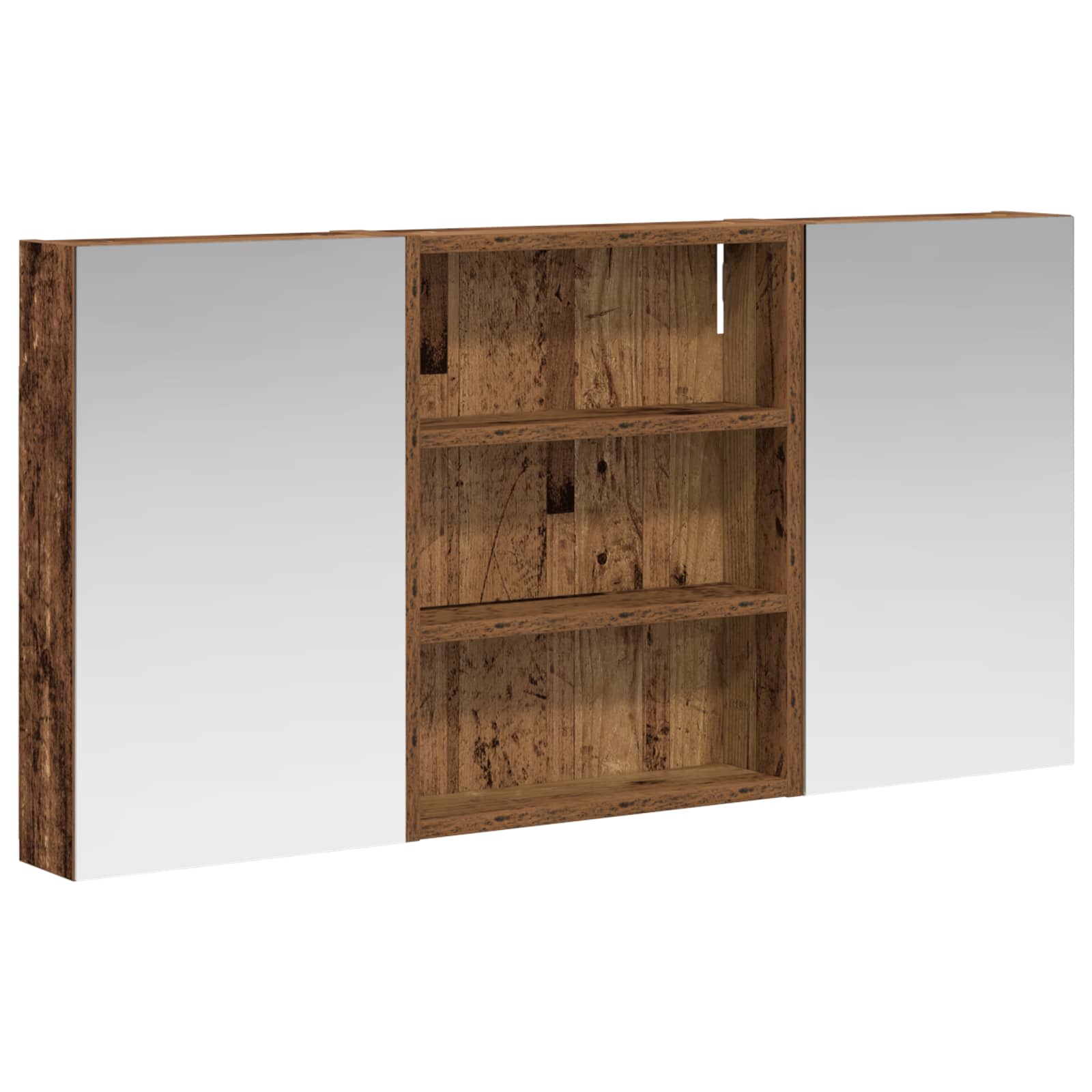 Σετ Ντουλαπιών Μπάνιου με ράφι 3 pcs 100 x 10,5 x 50 εκ - Pakobazaar