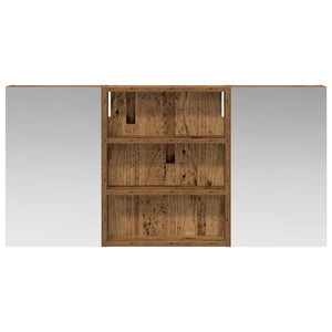 Σετ Ντουλαπιών Μπάνιου με ράφι 3 pcs 100 x 10,5 x 50 εκ - Pakobazaar