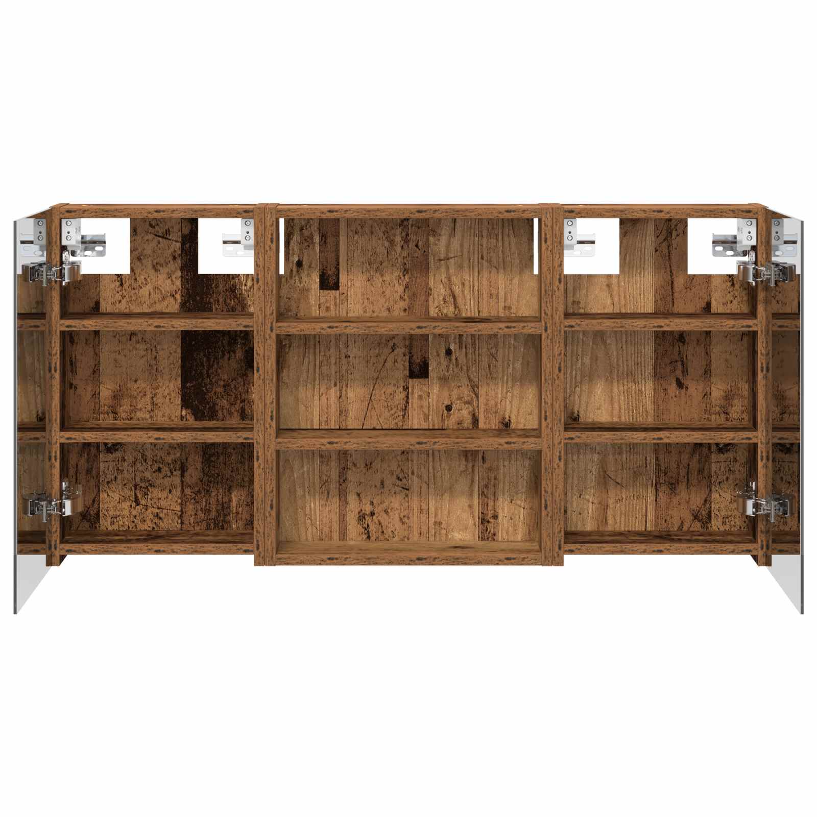 Σετ Ντουλαπιών Μπάνιου με ράφι 3 pcs 100 x 10,5 x 50 εκ - Pakobazaar