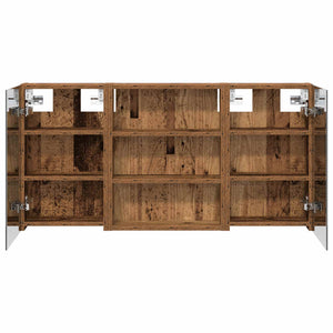 Σετ Ντουλαπιών Μπάνιου με ράφι 3 pcs 100 x 10,5 x 50 εκ - Pakobazaar