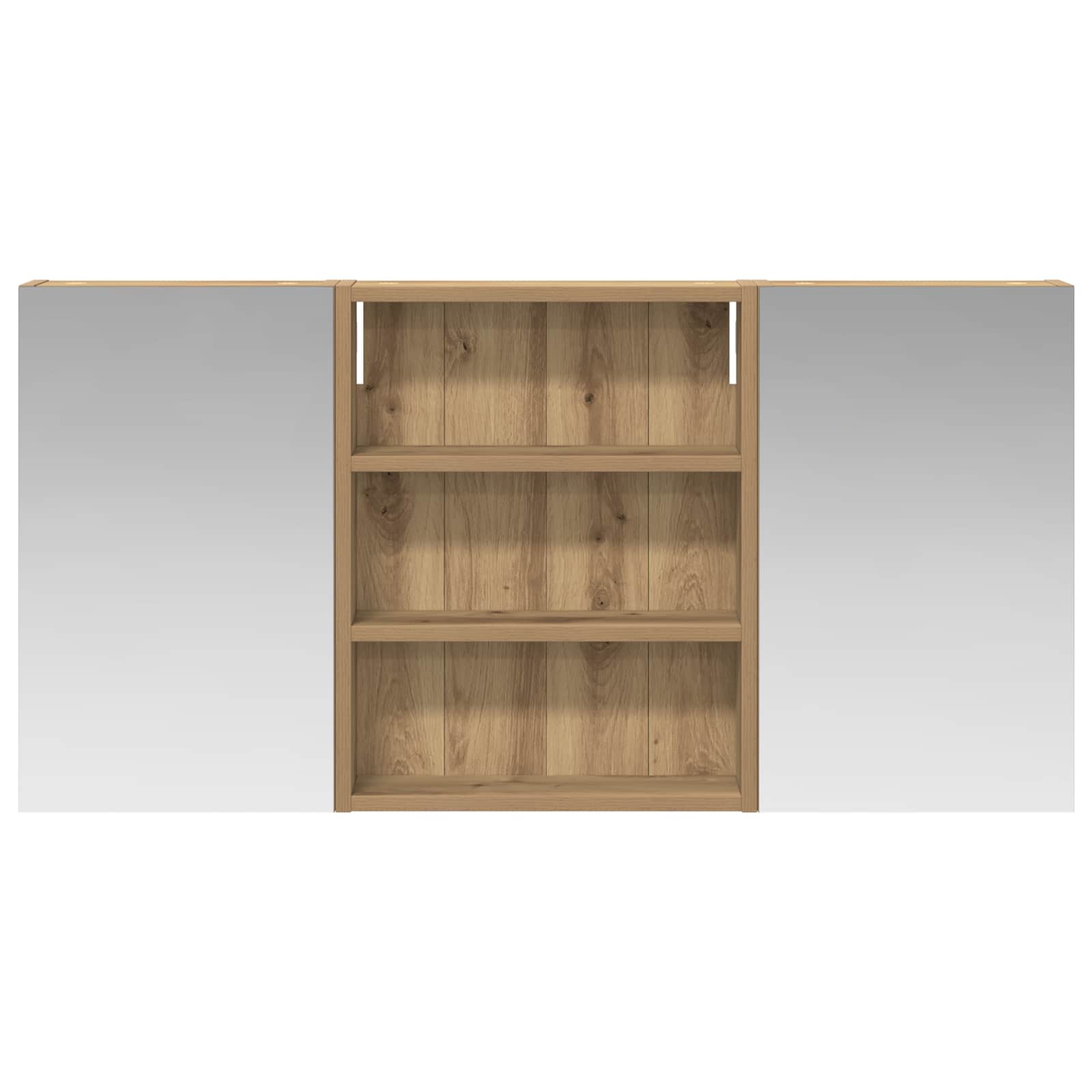 Σετ Ντουλαπιών Μπάνιου με ράφι 3 pcs 100 x 10,5 x 50 εκ - Pakobazaar