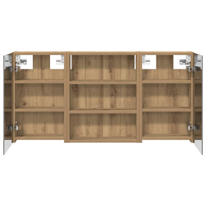 Σετ Ντουλαπιών Μπάνιου με ράφι 3 pcs 100 x 10,5 x 50 εκ - Pakobazaar