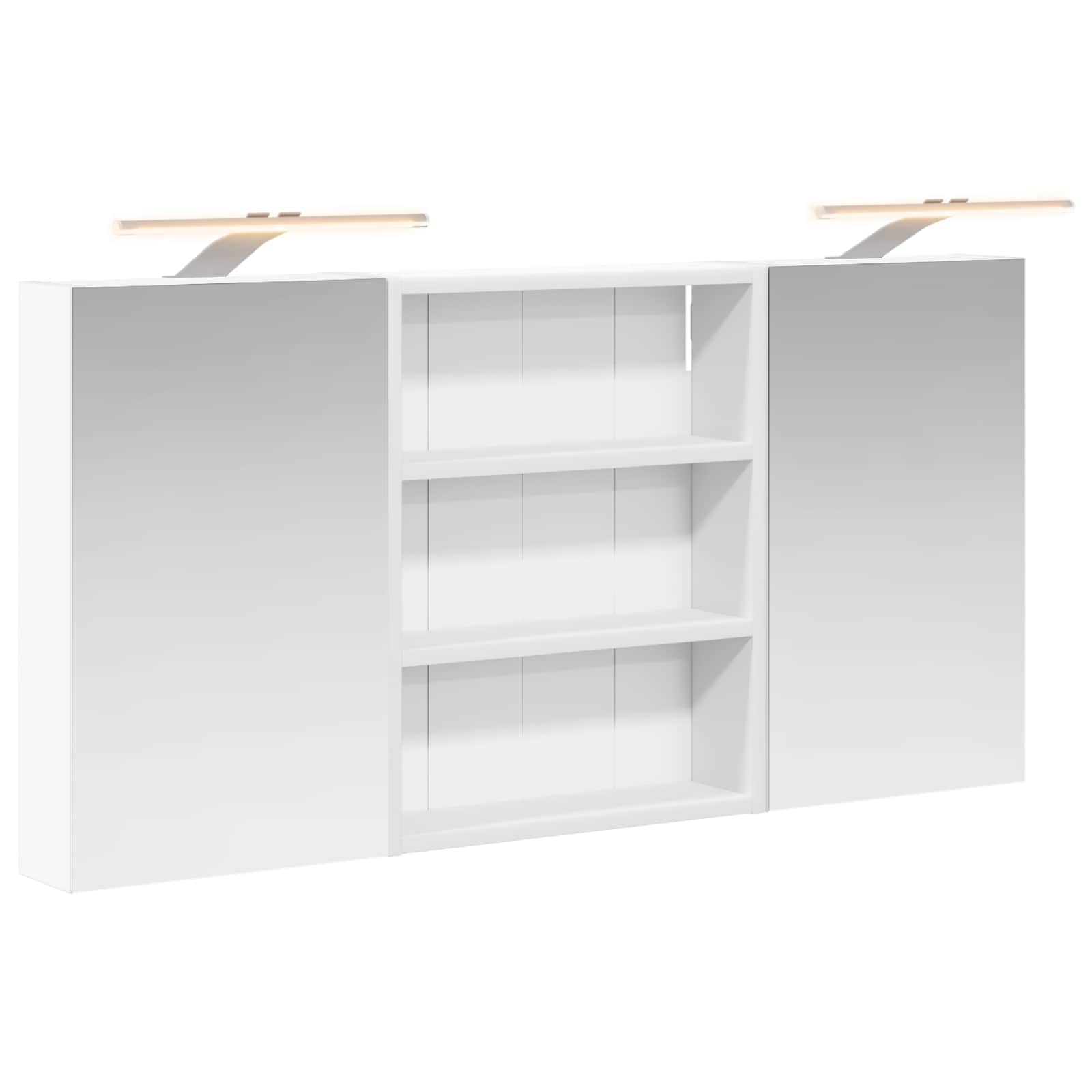 Σετ Ντουλαπιών Μπάνιου με ράφι 3 pcs 100 x 10,5 x 50 εκ - Pakobazaar