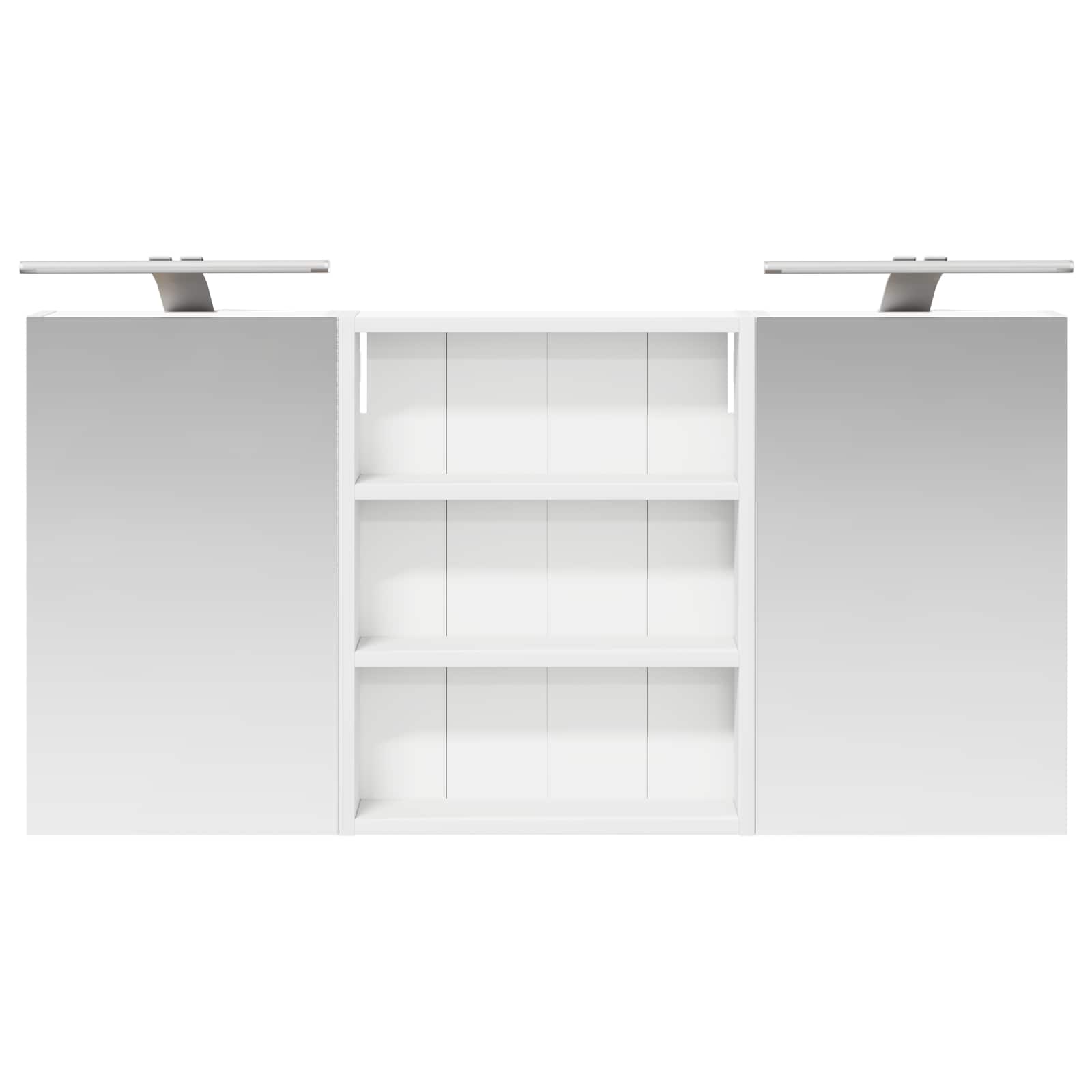 Σετ Ντουλαπιών Μπάνιου με ράφι 3 pcs 100 x 10,5 x 50 εκ - Pakobazaar