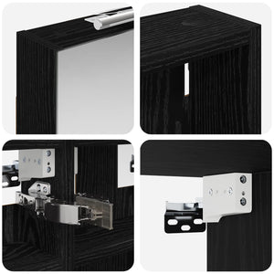 Σετ Ντουλαπιών Μπάνιου με ράφι 3 pcs 100 x 10,5 x 50 εκ - Pakobazaar