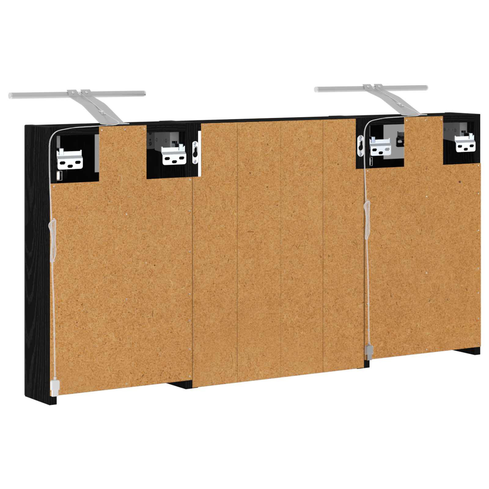 Σετ Ντουλαπιών Μπάνιου με ράφι 3 pcs 100 x 10,5 x 50 εκ - Pakobazaar