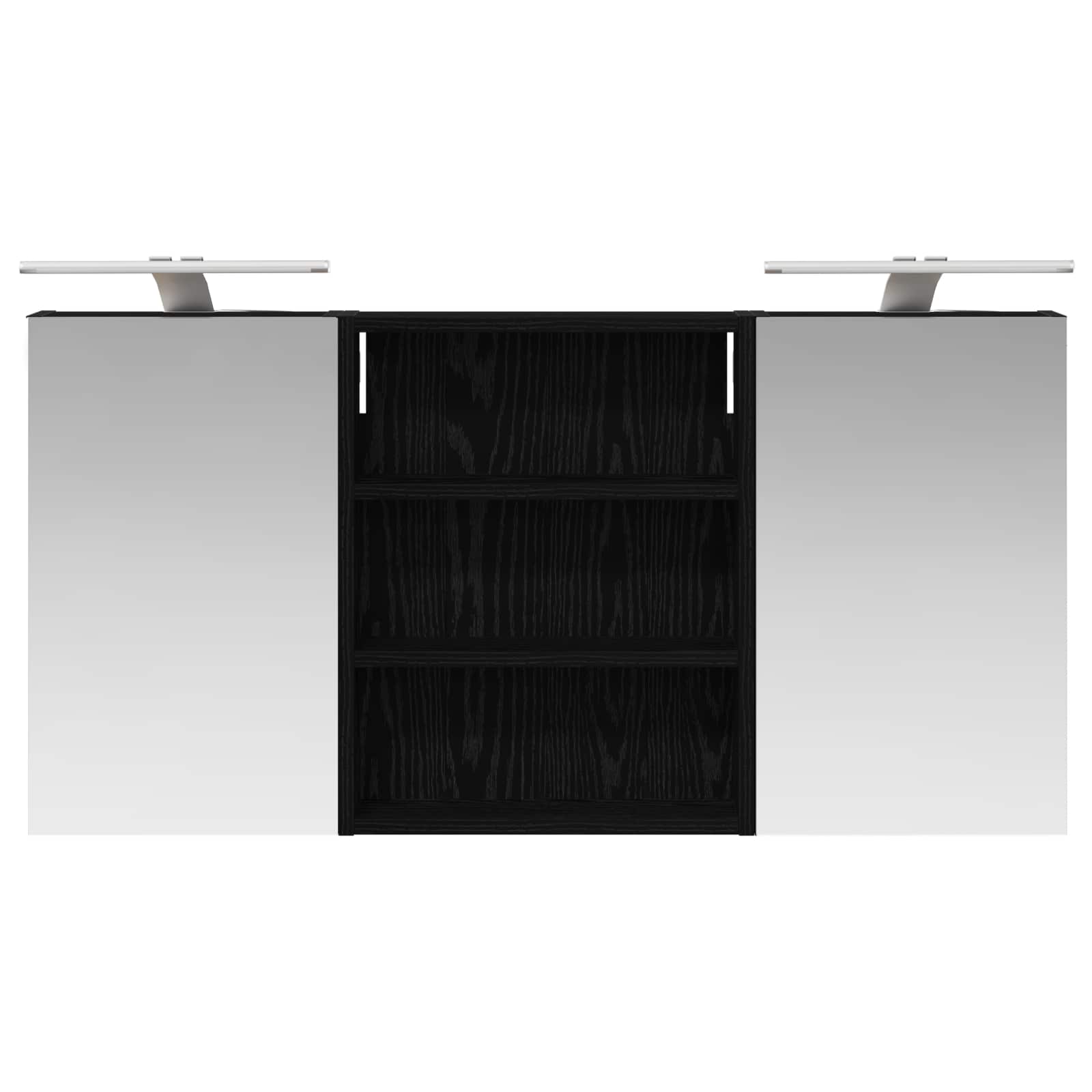 Σετ Ντουλαπιών Μπάνιου με ράφι 3 pcs 100 x 10,5 x 50 εκ - Pakobazaar