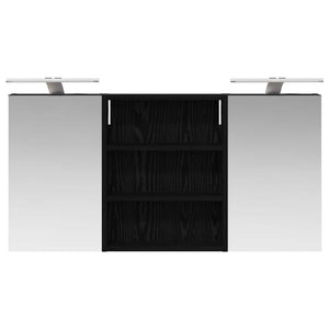 Σετ Ντουλαπιών Μπάνιου με ράφι 3 pcs 100 x 10,5 x 50 εκ - Pakobazaar