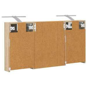 Σετ Ντουλαπιών Μπάνιου με ράφι 3 pcs 100 x 10,5 x 50 εκ - Pakobazaar