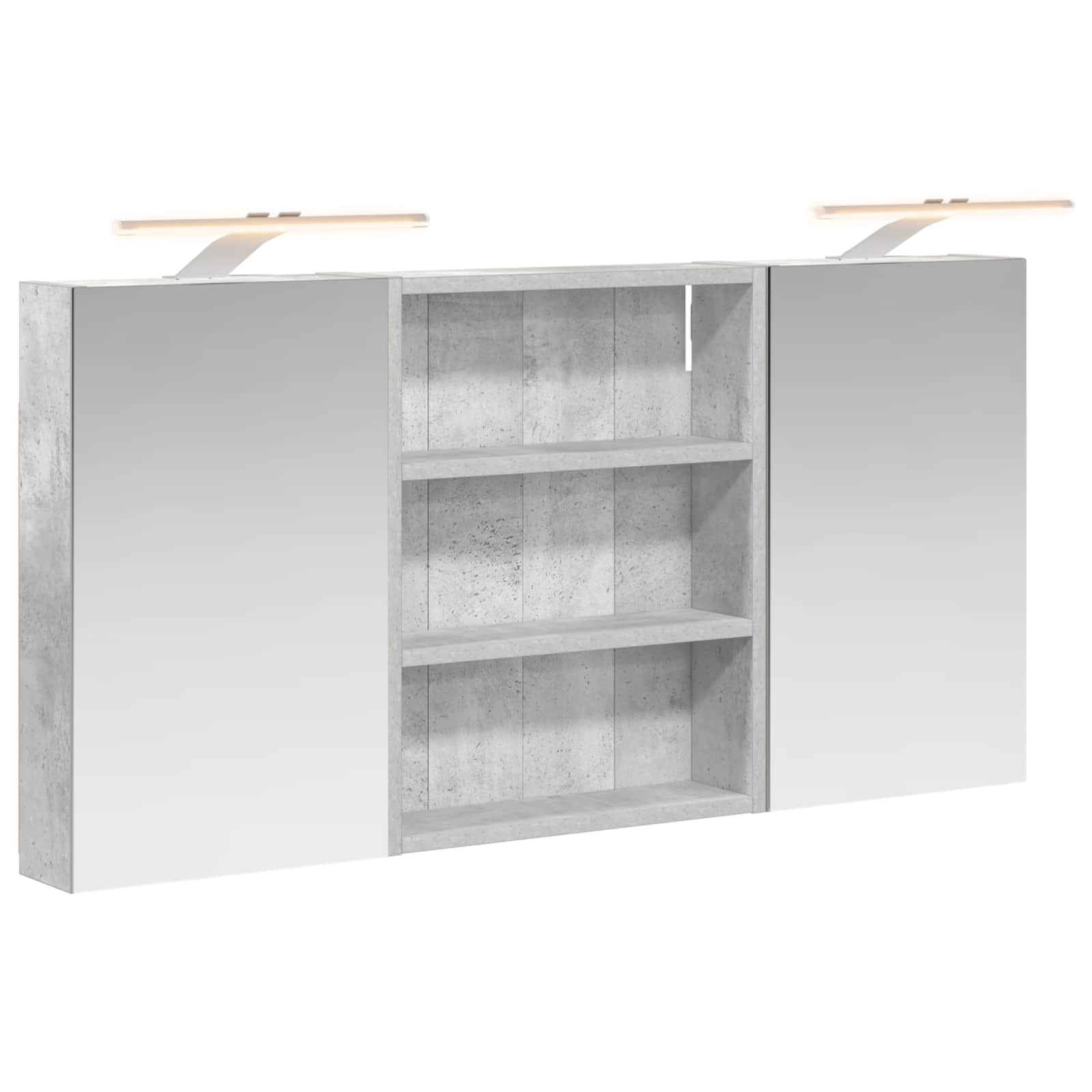 Σετ Ντουλαπιών Μπάνιου με ράφι 3 pcs 100 x 10,5 x 50 εκ - Pakobazaar