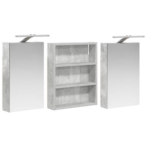 Σετ Ντουλαπιών Μπάνιου 3 τμχ. 100 x 10,5 x 50 εκ - Pakobazaar