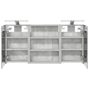 Σετ Ντουλαπιών Μπάνιου 3 τμχ. 100 x 10,5 x 50 εκ - Pakobazaar