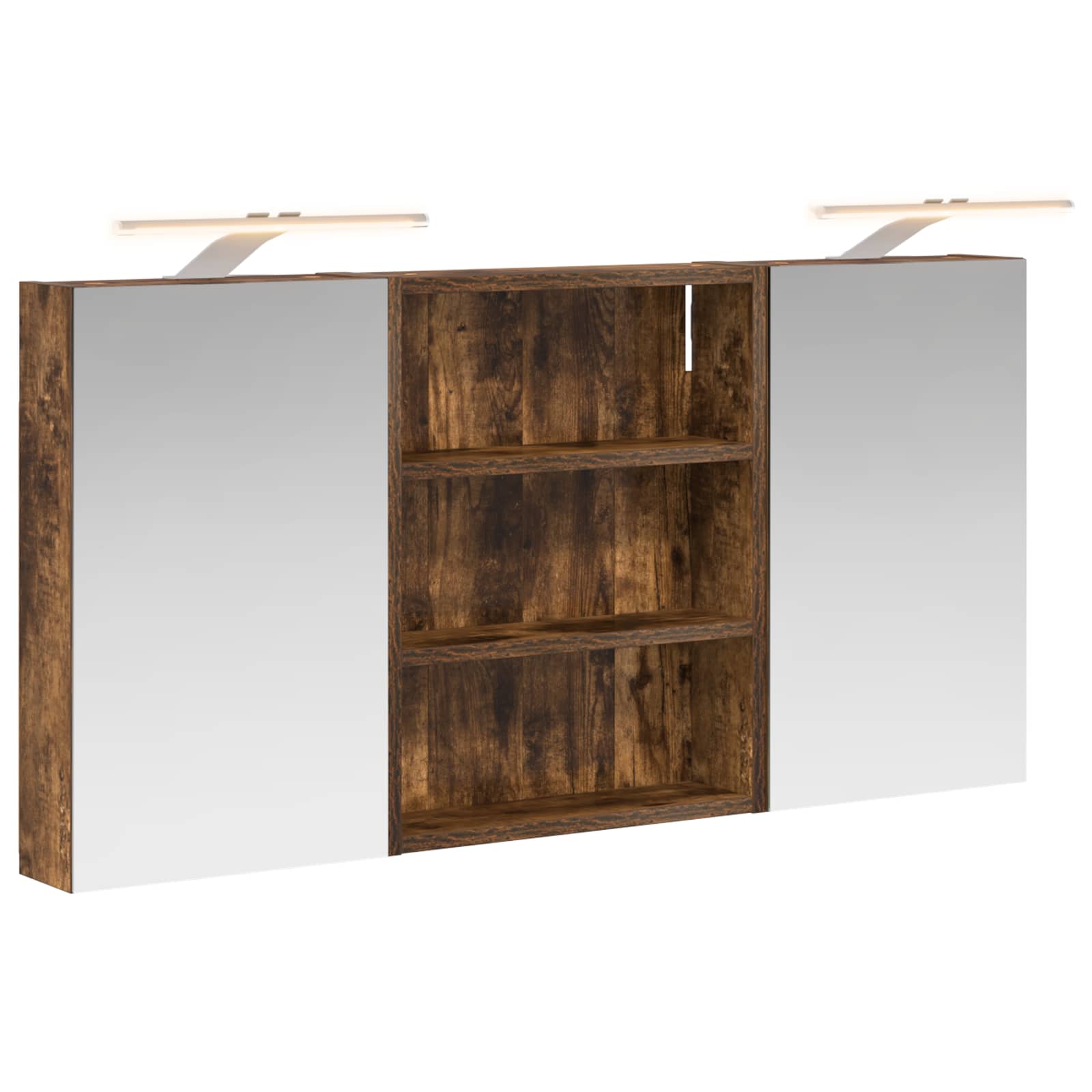 Σετ Ντουλαπιών Μπάνιου με ράφι 3 pcs 100 x 10,5 x 50 εκ - Pakobazaar