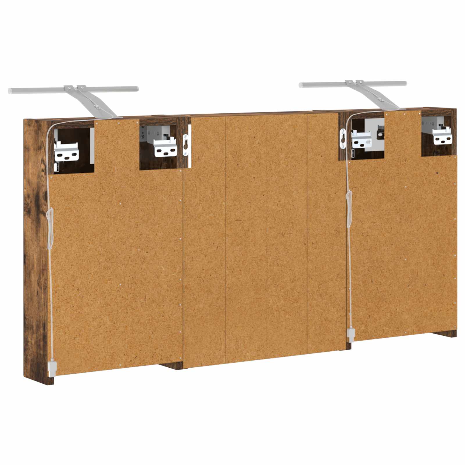 Σετ Ντουλαπιών Μπάνιου με ράφι 3 pcs 100 x 10,5 x 50 εκ - Pakobazaar