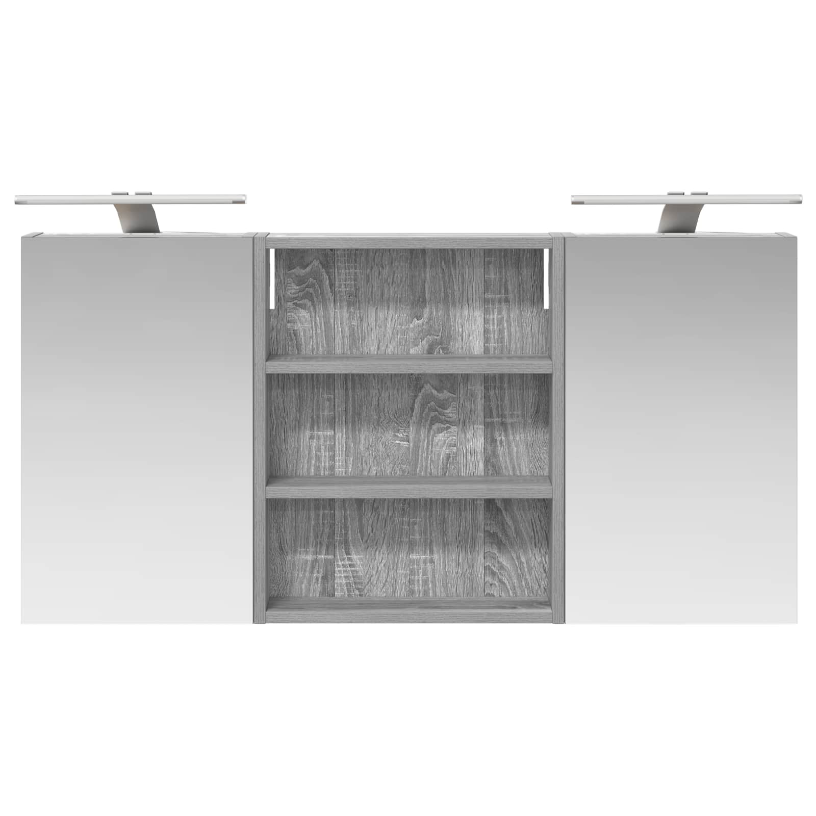 Σετ Ντουλαπιών Μπάνιου με ράφι 3 pcs 100 x 10,5 x 50 εκ - Pakobazaar