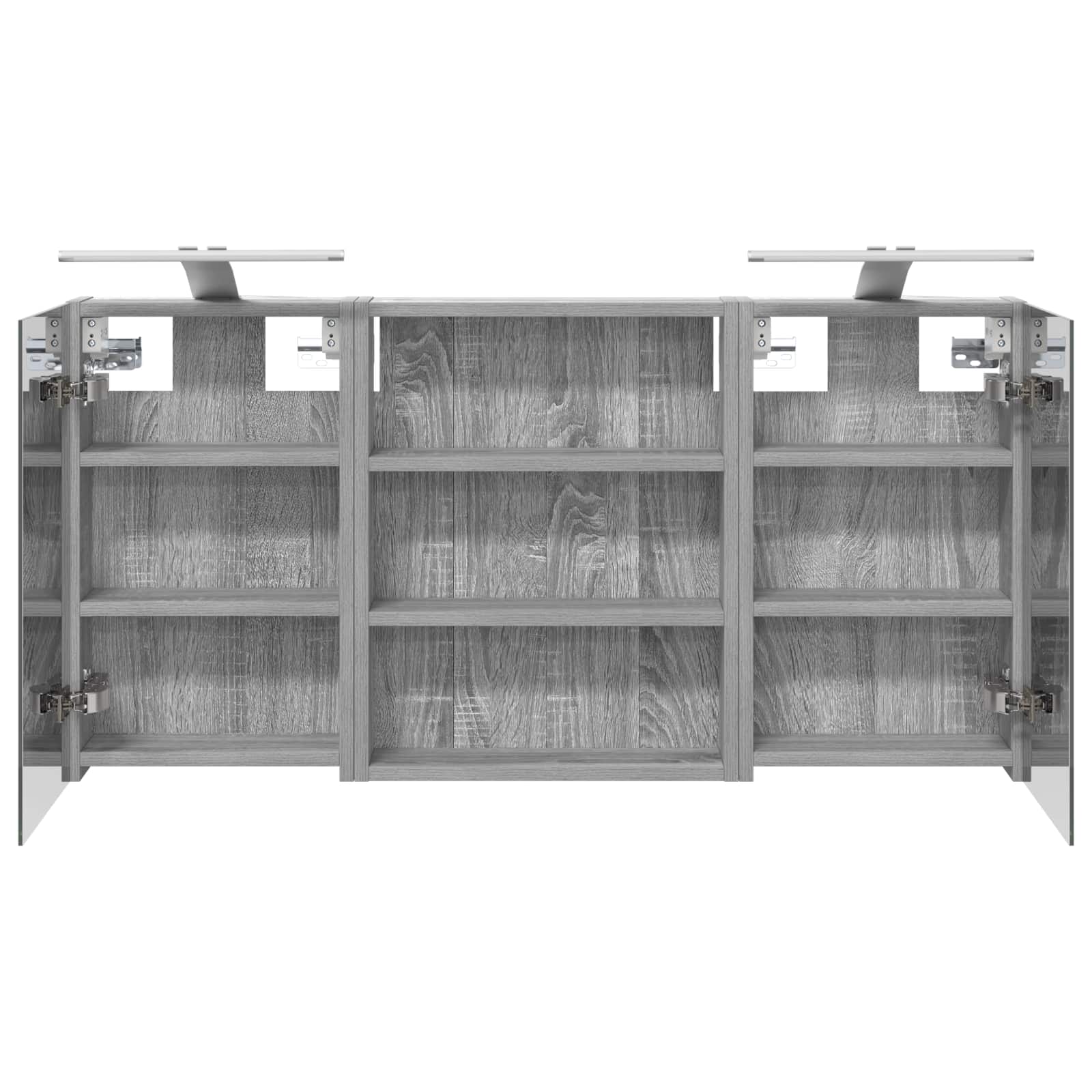 Σετ Ντουλαπιών Μπάνιου με ράφι 3 pcs 100 x 10,5 x 50 εκ - Pakobazaar