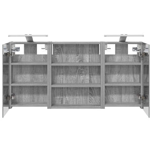 Σετ Ντουλαπιών Μπάνιου με ράφι 3 pcs 100 x 10,5 x 50 εκ - Pakobazaar