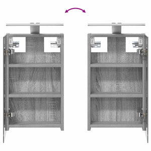Σετ Ντουλαπιών Μπάνιου με ράφι 3 pcs 100 x 10,5 x 50 εκ - Pakobazaar