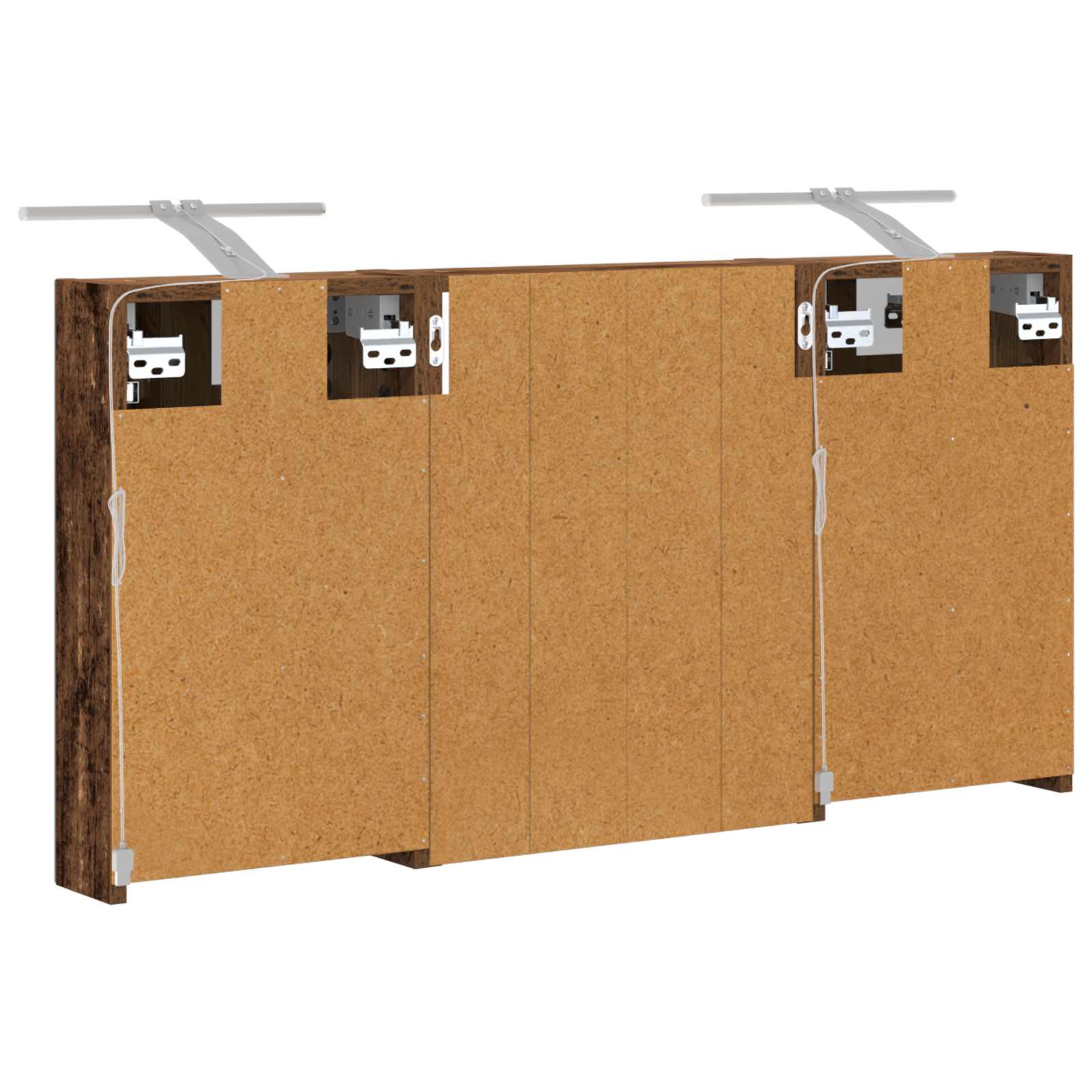 Σετ Ντουλαπιών Μπάνιου με ράφι 3 pcs 100 x 10,5 x 50 εκ - Pakobazaar