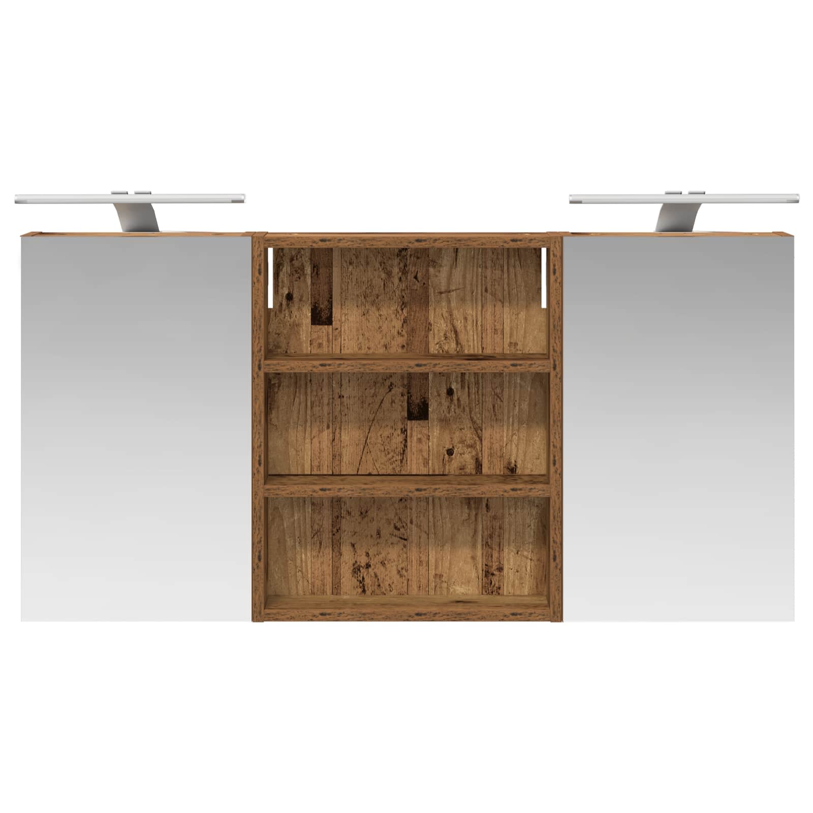 Σετ Ντουλαπιών Μπάνιου με ράφι 3 pcs 100 x 10,5 x 50 εκ - Pakobazaar