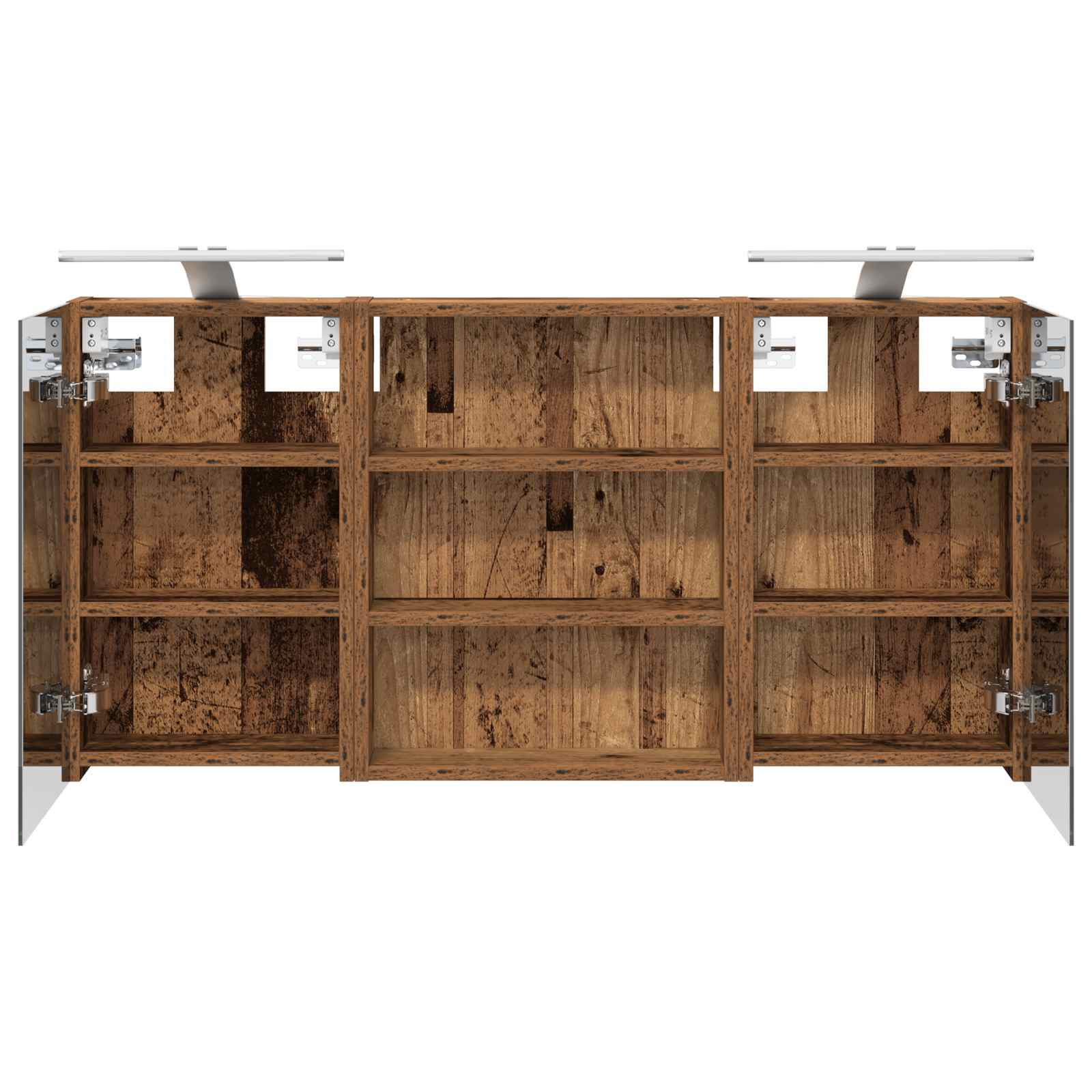 Σετ Ντουλαπιών Μπάνιου με ράφι 3 pcs 100 x 10,5 x 50 εκ - Pakobazaar