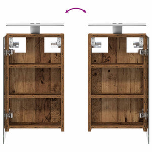 Σετ Ντουλαπιών Μπάνιου με ράφι 3 pcs 100 x 10,5 x 50 εκ - Pakobazaar