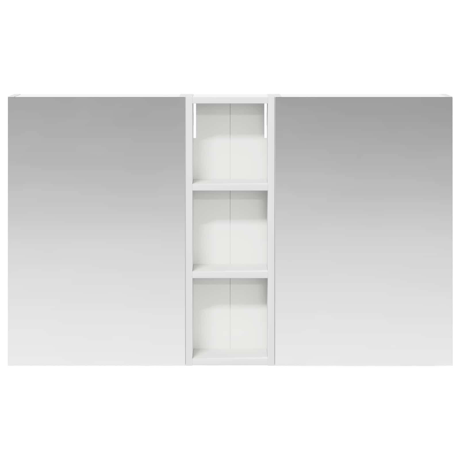 Σετ Ντουλαπιών Μπάνιου με ράφι 3 pcs 100 x 10,5 x 60,5 εκ - Pakobazaar