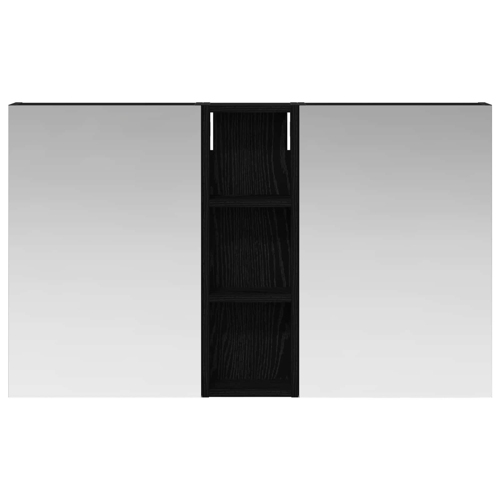 Σετ Ντουλαπιών Μπάνιου με ράφι 3 pcs 100 x 10,5 x 60,5 εκ - Pakobazaar