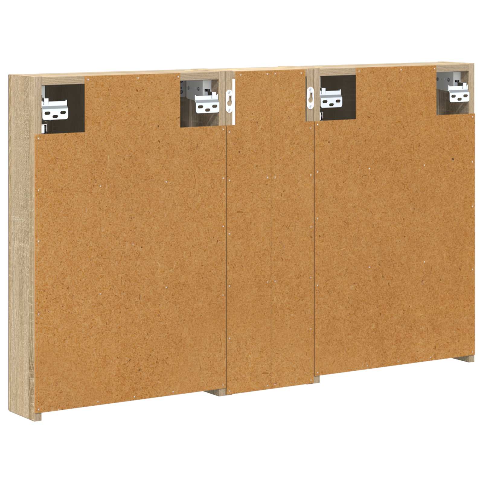 Σετ Ντουλαπιών Μπάνιου με ράφι 3 pcs 100 x 10,5 x 60,5 εκ - Pakobazaar