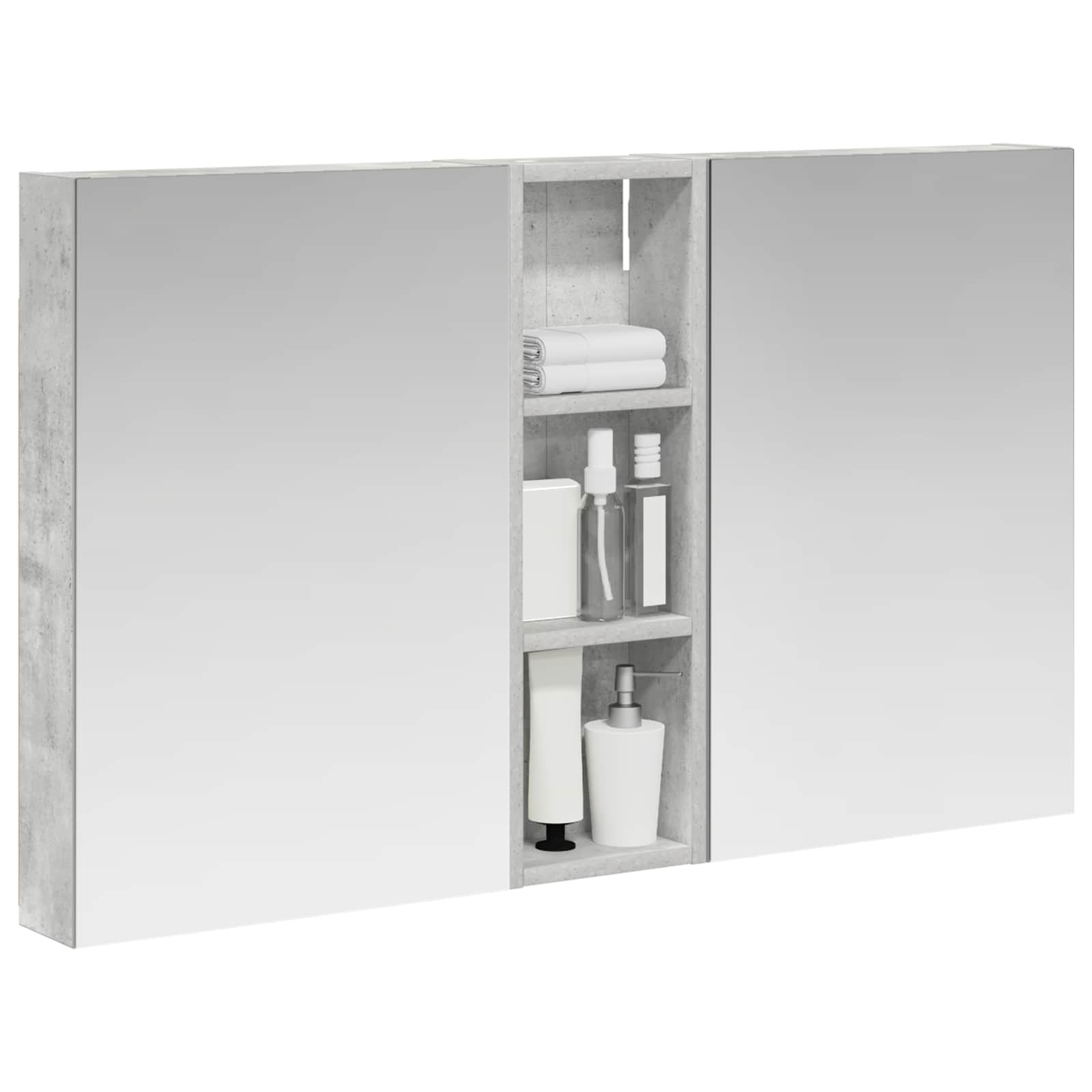 Σετ Ντουλαπιών Μπάνιου με ράφι 3 pcs 100 x 10,5 x 60,5 εκ - Pakobazaar