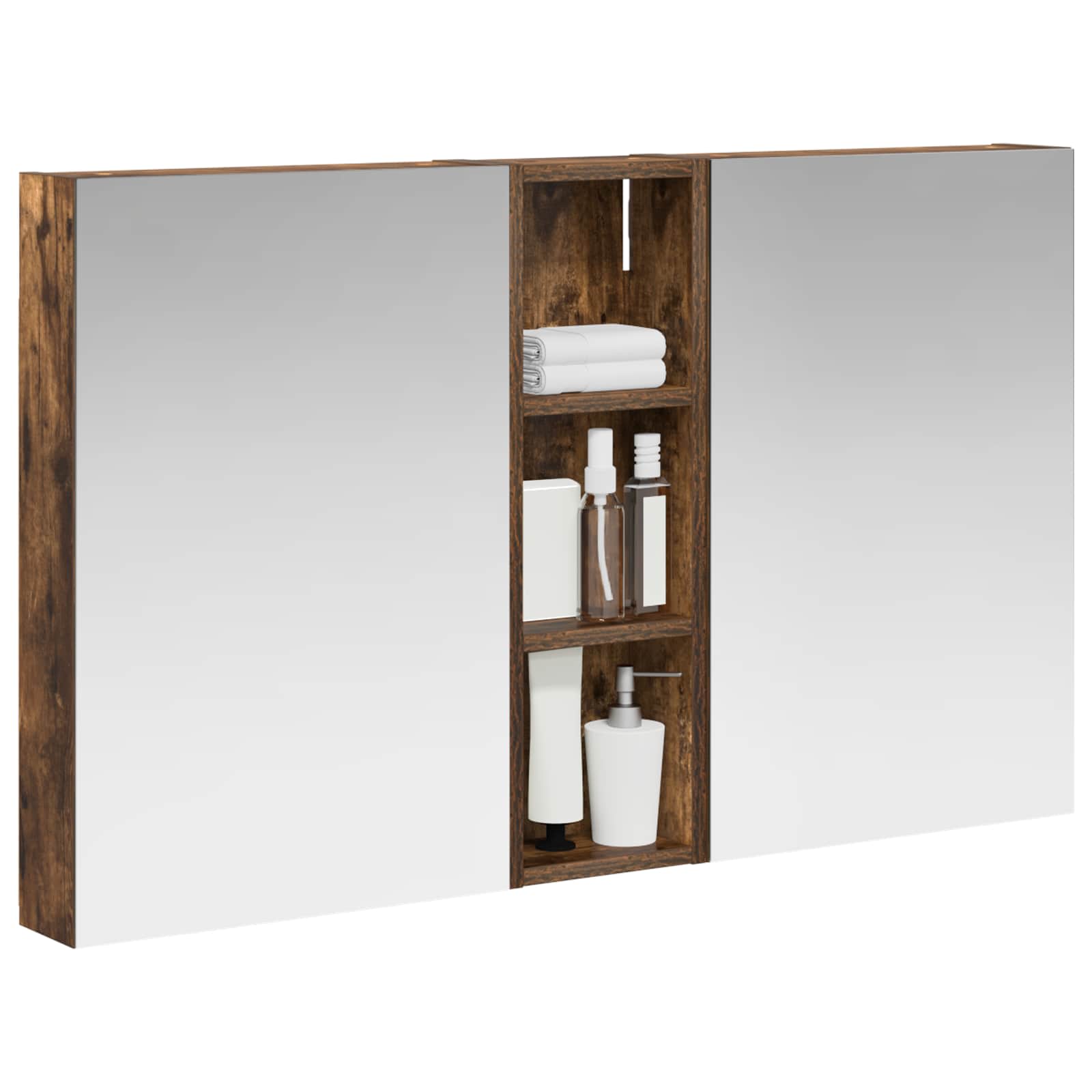 Σετ Ντουλαπιών Μπάνιου με ράφι 3 pcs 100 x 10,5 x 60,5 εκ - Pakobazaar