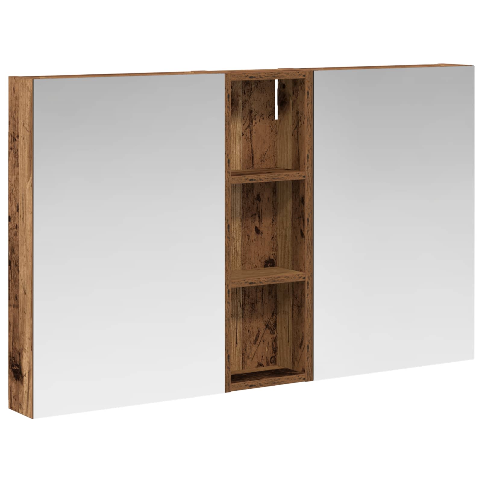 Σετ Ντουλαπιών Μπάνιου με ράφι 3 pcs 100 x 10,5 x 60,5 εκ - Pakobazaar