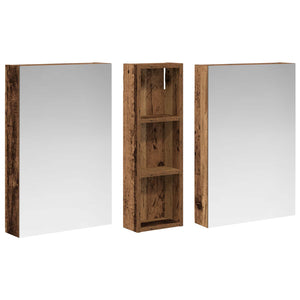Σετ Ντουλαπιών Μπάνιου 3 τμχ. 100 x 10,5 x 60,5 εκ - Pakobazaar