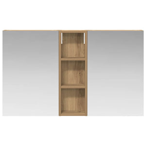 Σετ Ντουλαπιών Μπάνιου 3 τμχ. 100 x 10,5 x 60,5 εκ - Pakobazaar