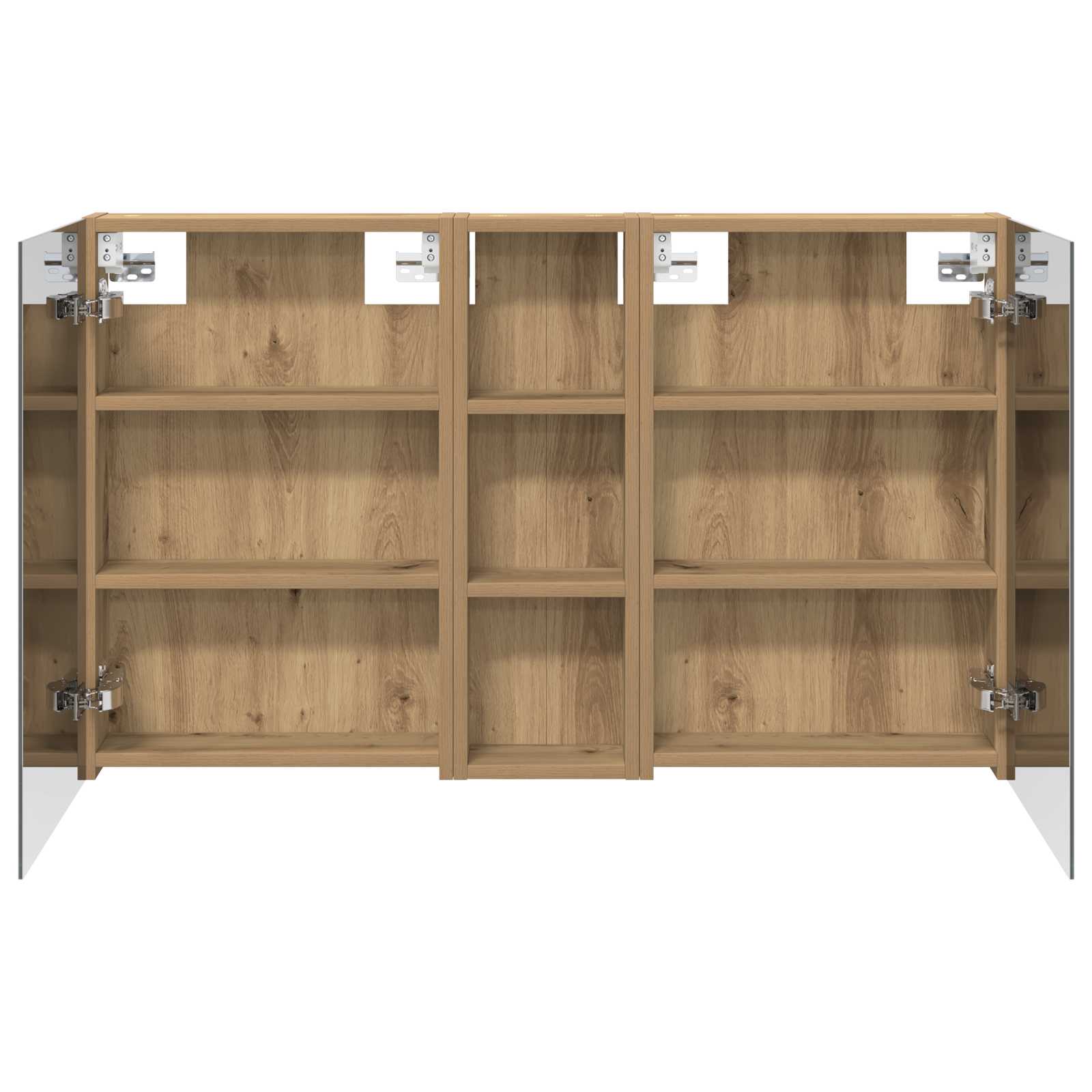 Σετ Ντουλαπιών Μπάνιου με ράφι 3 pcs 100 x 10,5 x 60,5 εκ - Pakobazaar