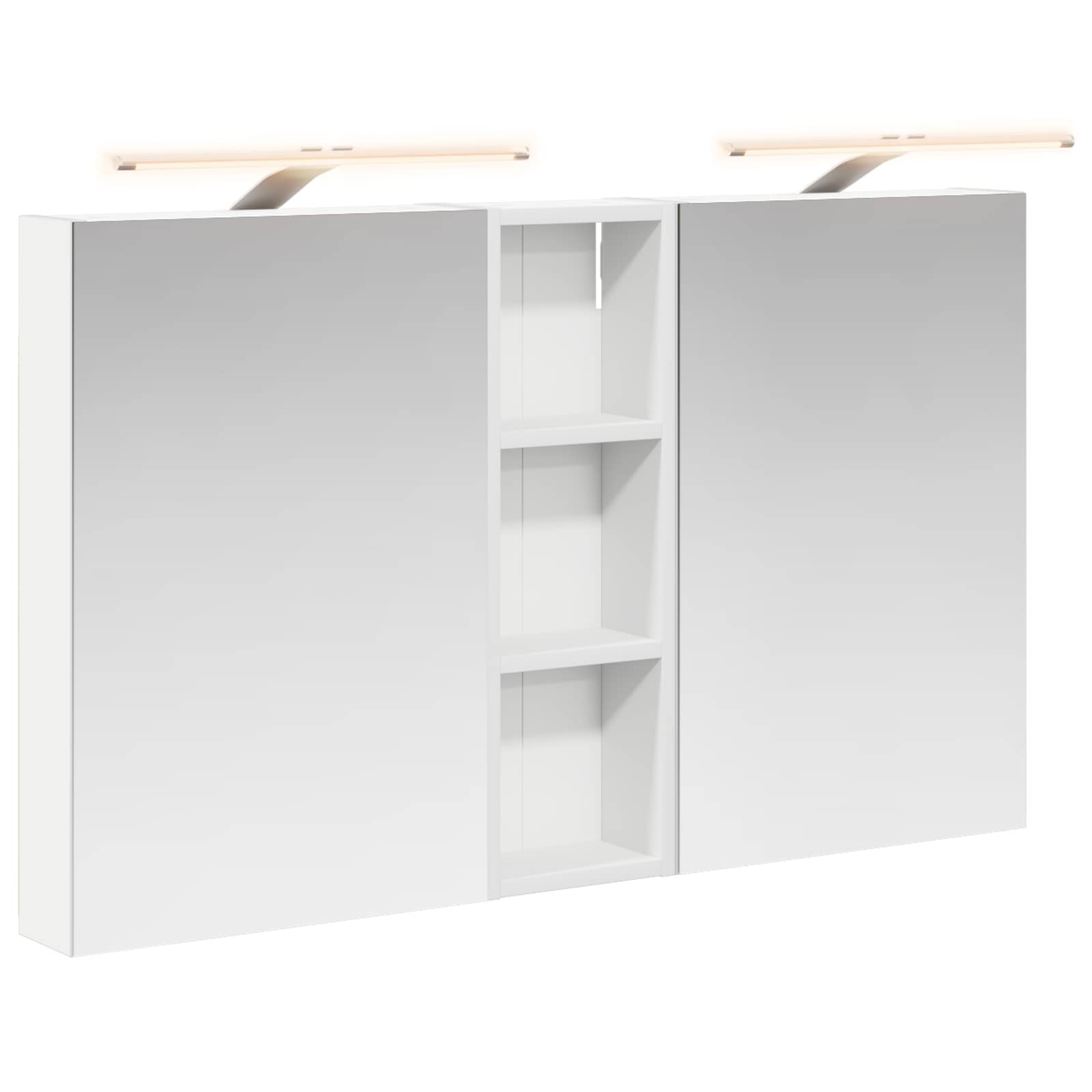 Σετ Ντουλαπιών Μπάνιου με ράφι 3 pcs 100 x 10,5 x 60,5 εκ - Pakobazaar