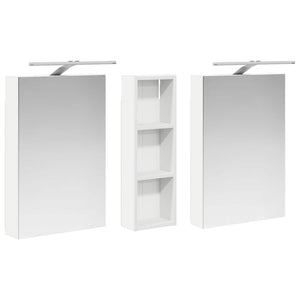 Σετ Ντουλαπιών Μπάνιου με ράφι 3 pcs 100 x 10,5 x 60,5 εκ - Pakobazaar