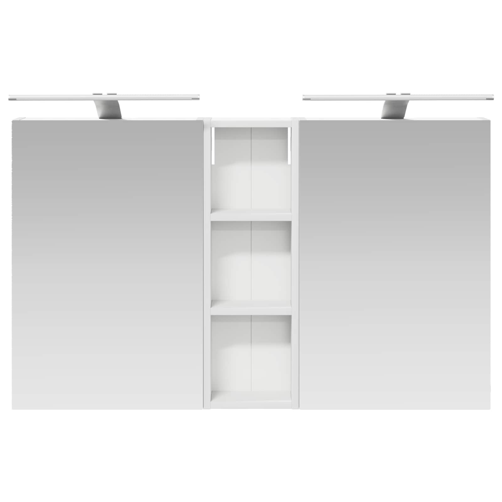 Σετ Ντουλαπιών Μπάνιου με ράφι 3 pcs 100 x 10,5 x 60,5 εκ - Pakobazaar