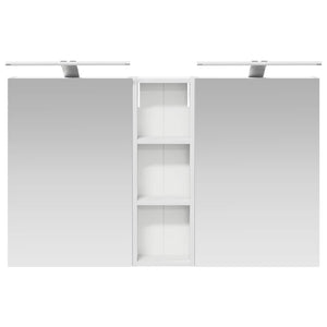 Σετ Ντουλαπιών Μπάνιου με ράφι 3 pcs 100 x 10,5 x 60,5 εκ - Pakobazaar