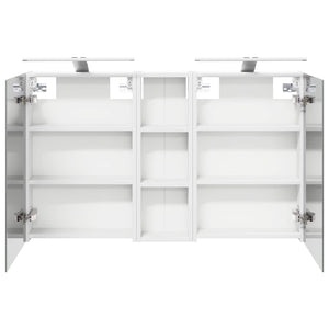 Σετ Ντουλαπιών Μπάνιου με ράφι 3 pcs 100 x 10,5 x 60,5 εκ - Pakobazaar