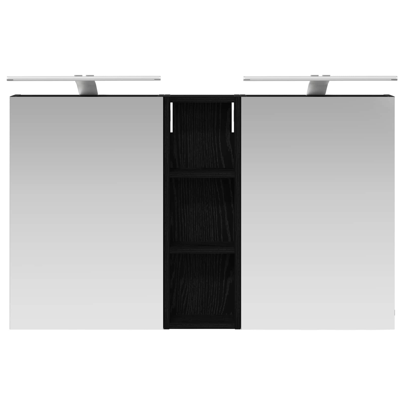 Σετ Ντουλαπιών Μπάνιου με ράφι 3 pcs 100 x 10,5 x 60,5 εκ - Pakobazaar