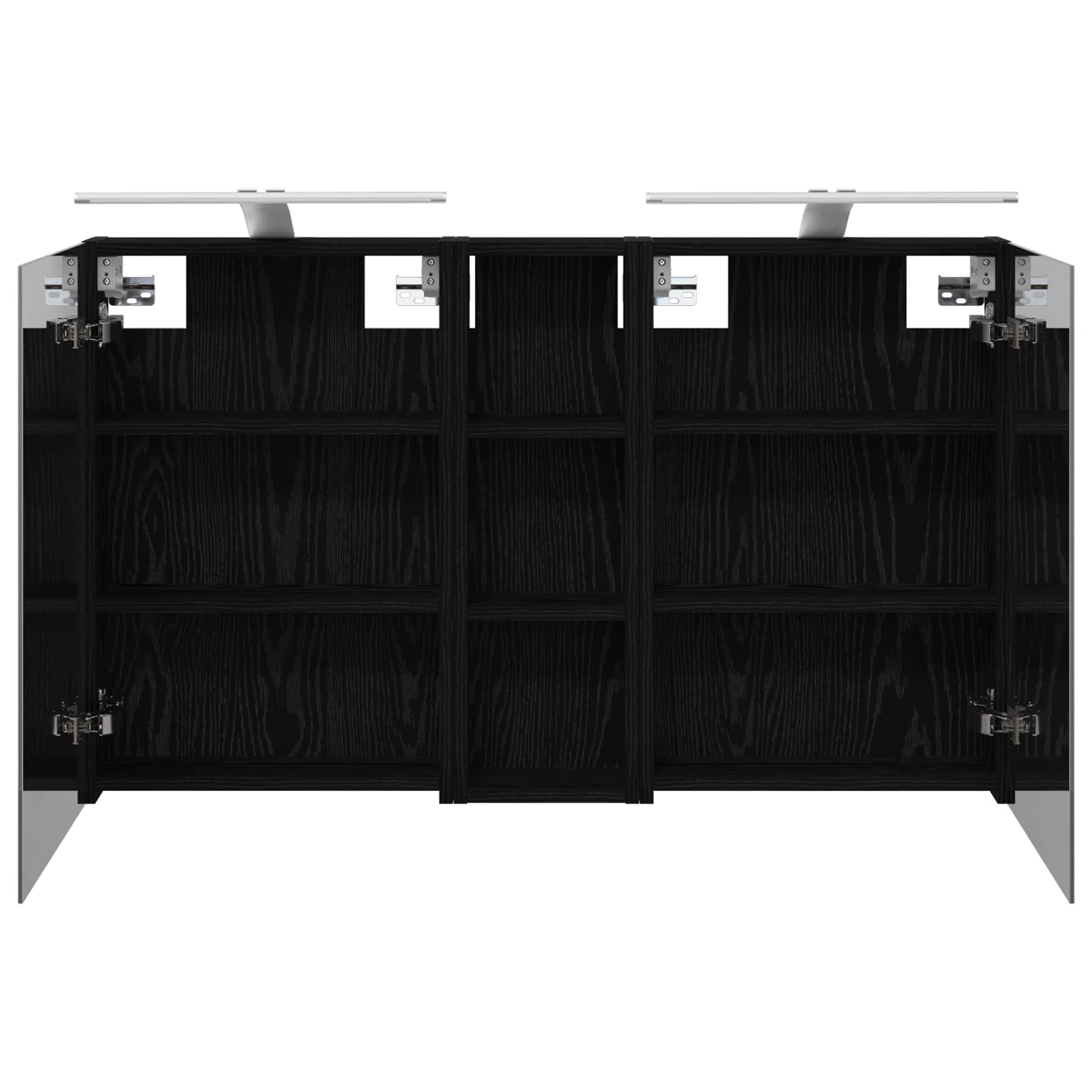 Σετ Ντουλαπιών Μπάνιου με ράφι 3 pcs 100 x 10,5 x 60,5 εκ - Pakobazaar