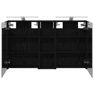 Σετ Ντουλαπιών Μπάνιου με ράφι 3 pcs 100 x 10,5 x 60,5 εκ - Pakobazaar