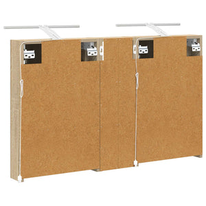 Σετ Ντουλαπιών Μπάνιου με ράφι 3 pcs 100 x 10,5 x 60,5 εκ - Pakobazaar