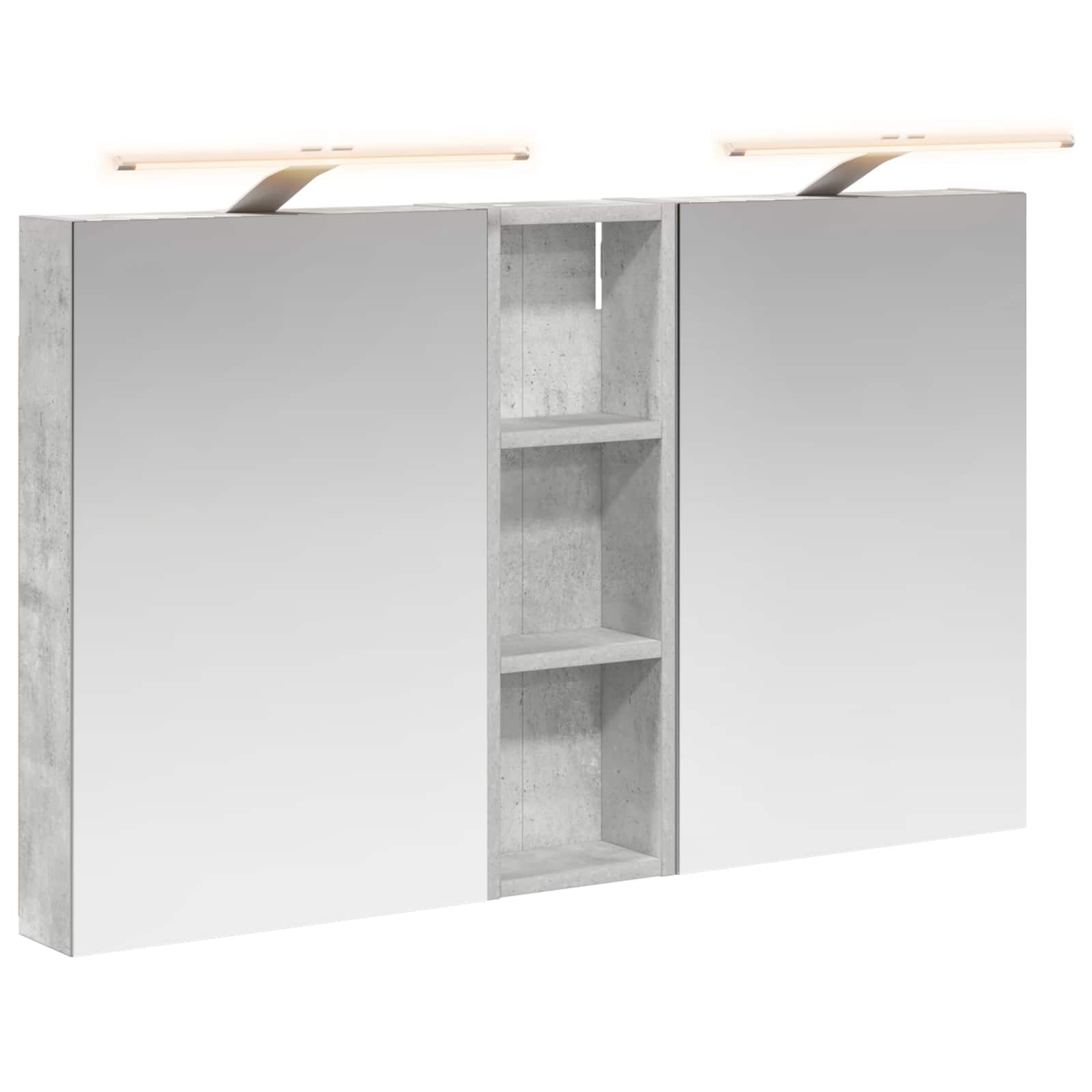 Σετ Ντουλαπιών Μπάνιου με ράφι 3 pcs 100 x 10,5 x 60,5 εκ - Pakobazaar